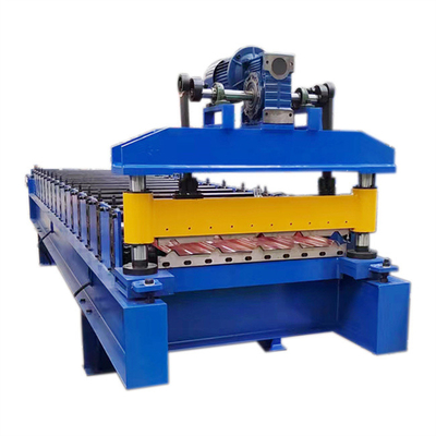 el rollo de acero del panel de 840 tejados del color que formaba esquileo hidráulico de la máquina utilizó la construcción de acero