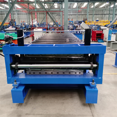 Rollo trapezoidal de la capa doble del panel del tejado del metal de alta velocidad que forma la máquina