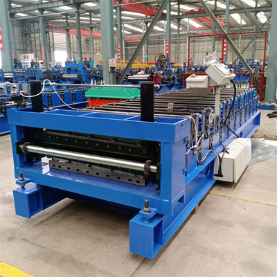 Rollo trapezoidal de la capa doble del panel del tejado del metal de alta velocidad que forma la máquina