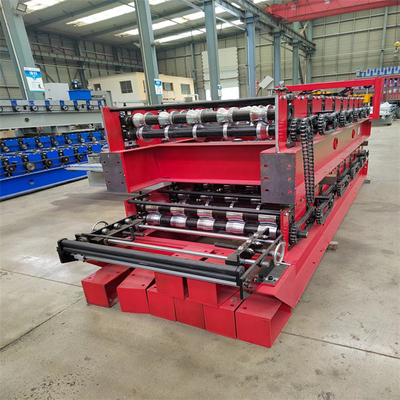 Rollo trapezoidal de la hoja del Galvalume que forma el rollo automático de la costilla de la máquina que forma la máquina