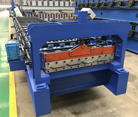 Rollo de acero del panel del tejado del color que forma la hoja de la techumbre de la máquina que hace la máquina 0.3-0.8m m