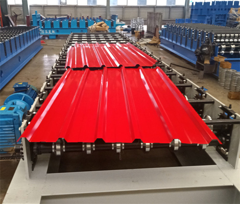 Rollo de acero del panel del tejado del hierro que forma el ibr que corta hidráulico de la máquina que hace la máquina