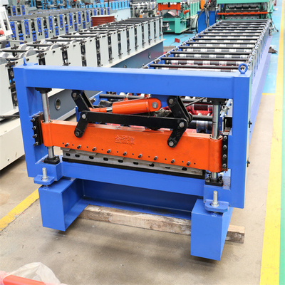 Coloree el rollo de acero del panel del tejado 15-20m/min que forma la máquina 0.3-0.8m m completamente automáticos
