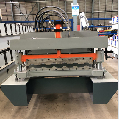 Teja esmaltada ajustable rodar el rollo anterior del panel del tejado de teja del paso de la máquina que forma el acero del color de la máquina