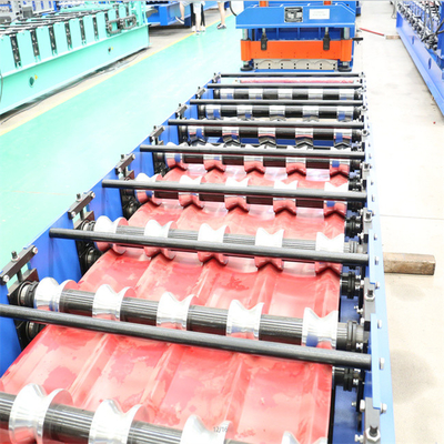 La construcción de acero esmaltó las tejas que fabricaban el color 0.3-0.8m m de acero de la máquina automáticos
