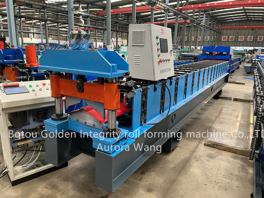 Tejado de acero Ridge Roll Forming Machine With del metal del color de la buena calidad de alta calidad