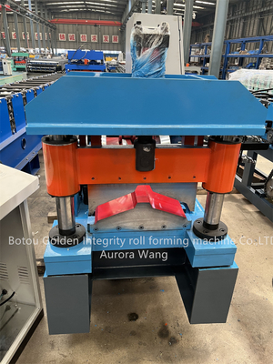 Tejado de acero Ridge Roll Forming Machine With del metal del color de la buena calidad de alta calidad