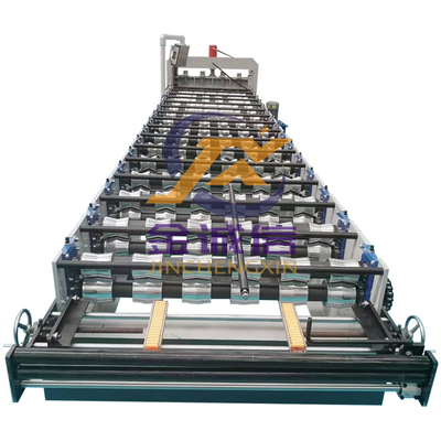 Rollo esmaltado color de la teja del control del PLC que forma servicio largo que corta hidráulico de la máquina