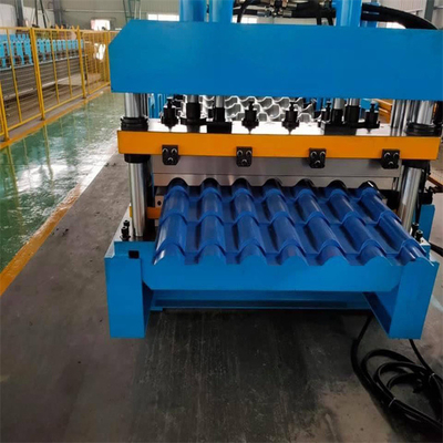 Modifique la teja del paso para requisitos particulares del material de construcción laminan la formación del acero del color de la máquina