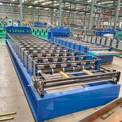 El acero modificado para requisitos particulares del color del metal galvanizó la máquina trapezoidal de IBR 6 Rib Roof Panel Roll Forming