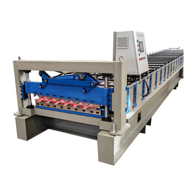 Rollo acanalado de acero de la hoja del hierro de alta velocidad de la fabricación que forma la máquina para el material de construcción