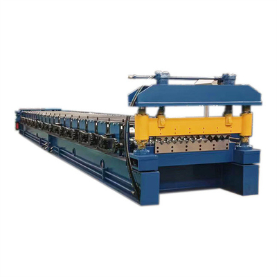 Rollo acanalado del tejado de la fabricación de acero del color que forma la velocidad de la máquina 15-20m/min para la construcción de viviendas