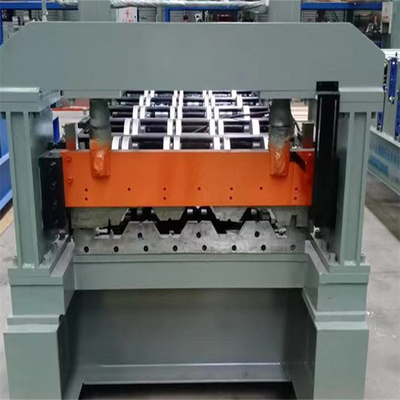 Rollo del Decking del piso de acero que forma la construcción hidráulica de la techumbre de la máquina que corta