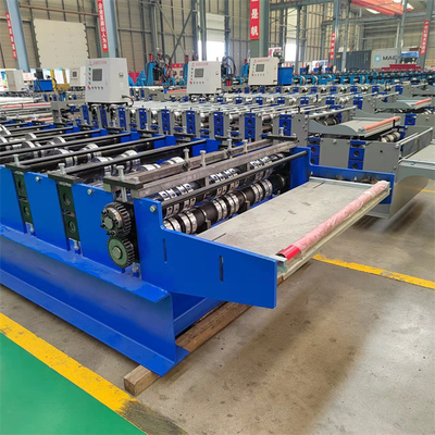 Modifique el rollo de la cubierta para requisitos particulares de piso que forma la máquina 0.8mm-1.5m m de corte hidráulicos