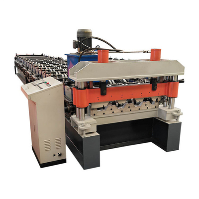 Rollo de acero de la cubierta del PLC que forma la máquina de alta velocidad del Decking del piso de la máquina 20m/min