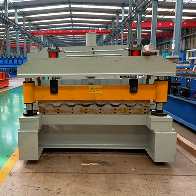 4kw esmaltó el rollo de la teja que formaba la máquina para las hojas del tejado del material de construcción