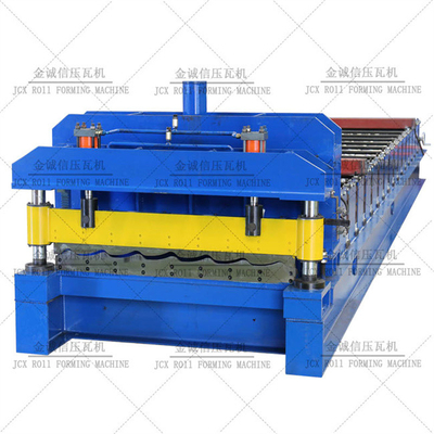 Máquina del hierro 3-5m/Min Glazed Tile Roll Forming para el panel de pared del tejado