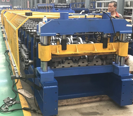 Cubierta automática del metal del control del PLC que forma la impulsión hidráulica 37kw de la máquina