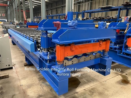 teja de techumbre 6M/min que forma la máquina ISO9001 para el material de construcción