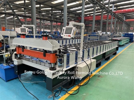 Rollo esmaltado galvanizado de la teja que forma la máquina automática para el edificio