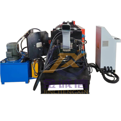 tejado Ridge Cap Roll Forming Machine de la bajada de aguas 12-15m/min para la bajada de aguas de acero