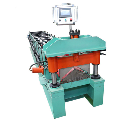 Anchura de alimentación modificada para requisitos particulares de Ridge Cap Roll Forming Machine 610mm-1220m m del tejado