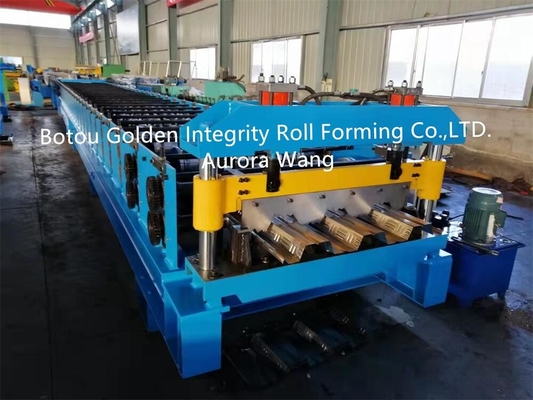 máquina de 12-13m/Min Floor Deck Roll Forming para el apoyo concreto