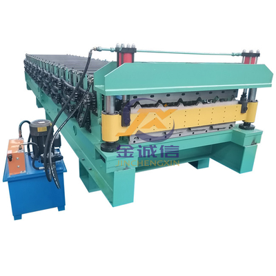 Rollo de la capa doble de PPGI que forma la máquina que cubre grueso de la máquina 0.3-0.8m m de la formación de hoja