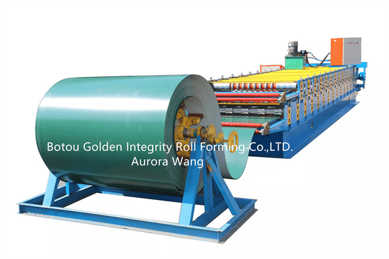 rollo de la capa doble de 1250m m que forma el rollo acanalado de la máquina que forma la máquina