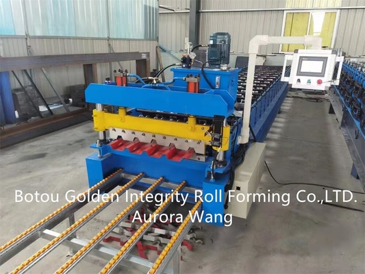 El color cubrió galvanizado cubriendo la máquina 3 m/min del perfil de la hoja
