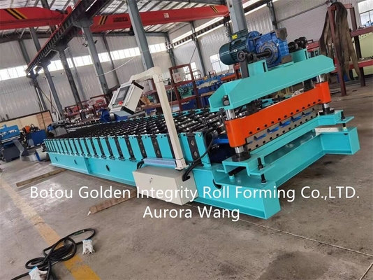 Rollo auto del panel del tejado que forma el rollo trapezoidal de acero de la hoja de la máquina que forma la máquina