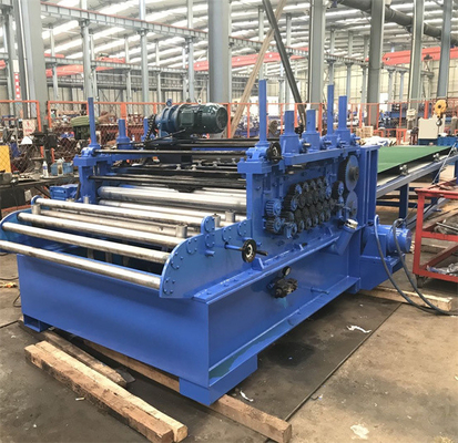 Corte de acero galvanizado a la línea máquina 30KW de la longitud para las hojas de acero