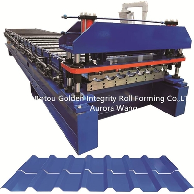 Rollo del panel del tejado de JCX que forma la máquina de cortar del tejado de la máquina 1250m m Ibr