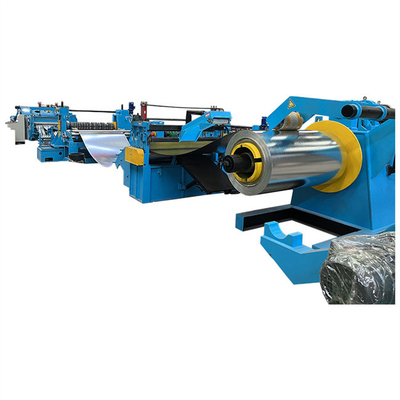 Línea que raja máquina de 0.3MM-6M M para la bobina de acero galvanizada del color