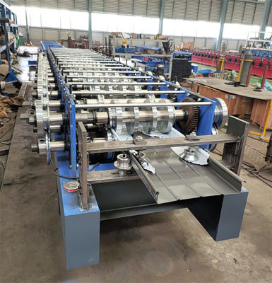 Rollo derecho de acero galvanizado del panel del tejado de la costura que forma la máquina portátil