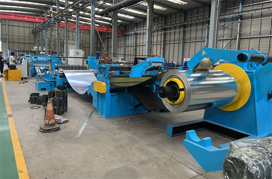 La línea que rajaba de acero de aluminio PLC controló la precisión de alta velocidad que rajaba la línea