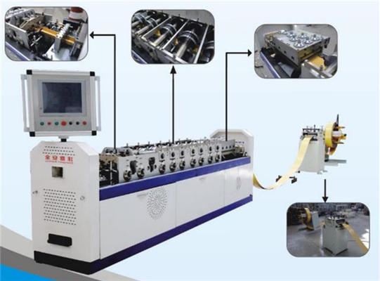 El enmarcar de acero del indicador de la luz de C89 C140 lamina la formación de la máquina de la eficacia alta LGS de la máquina