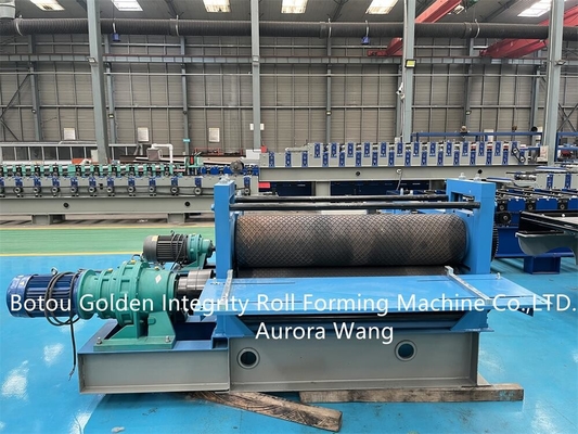 máquina de grabación en relieve de la hoja de metal 11kw para la bobina de acero de la anchura de 1000mm/1250m m