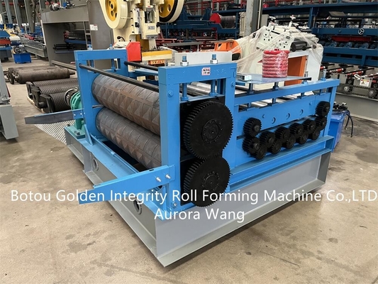 Hoja de acero de aluminio laminar la formación de la máquina de grabación en relieve de la chapa del CE de la máquina