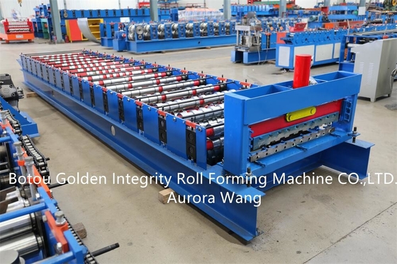 pantalla táctil estándar del CE europeo de 14-16m/Min Shutter Roll Forming Machine HMI