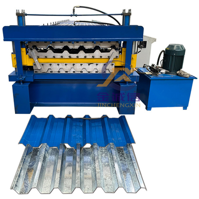 Rollo de la hoja de la techumbre de IBR que forma capa doble del color azul de la máquina