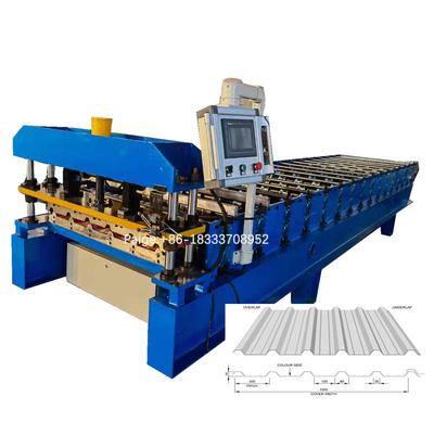 Rollo trapezoidal del tejado del metal de la forma que forma el rollo de acero del tejado de la máquina que forma la máquina