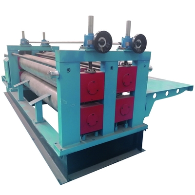 Rollo acanalado de la hoja del barril que forma el sistema hidráulico del corte de la máquina 0.1-0.5m m