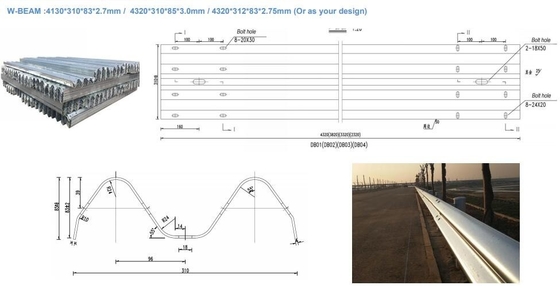 Dos el enmarcar del acero de Rail Bending Machine 400H del guardia de las ondas de las ondas tres