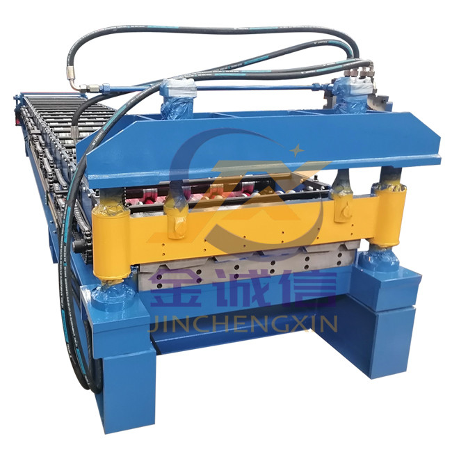 Rollo de acero del panel del tejado del color automático completo IBR 686 que forma control del PLC de la máquina