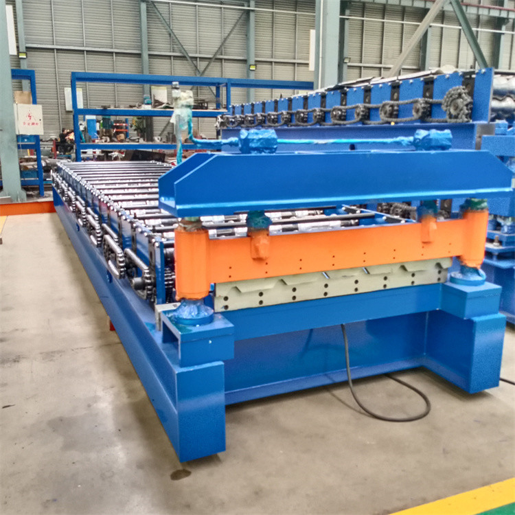 acero IBR 6 Rib Roof Wall Panel Roll del color del metal de 1200m m 1220m m que forma la máquina