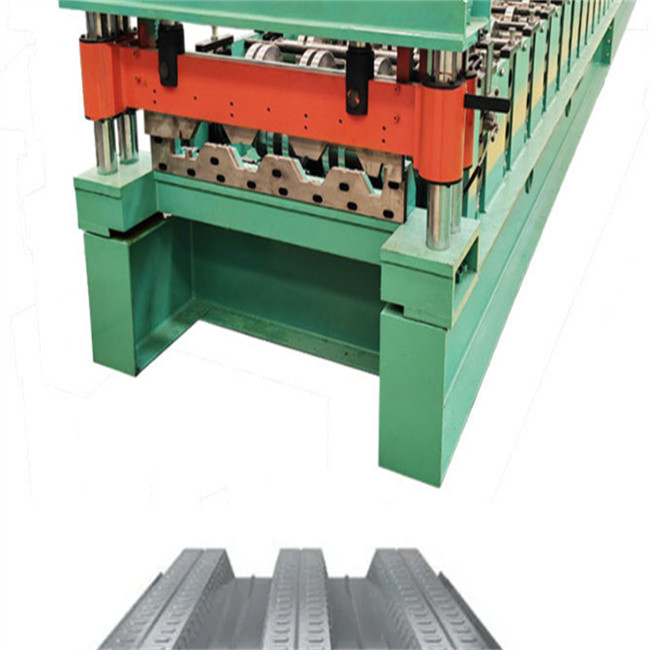 el rollo del Decking del piso de 0.8mm-1.5m m que formaba la máquina galvanizó velocidad